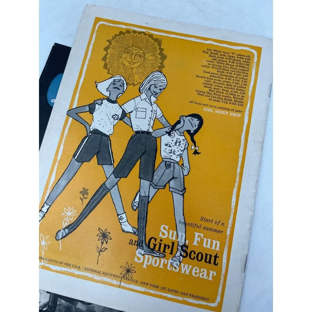 Vintage 50s Girl Scout Leader Magazine Lot of 3 Mar 1956 and‎ Jun Oct 1958